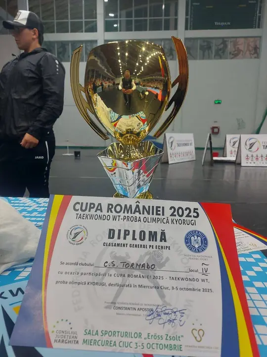 Cupa României 2025 — diploma echipei